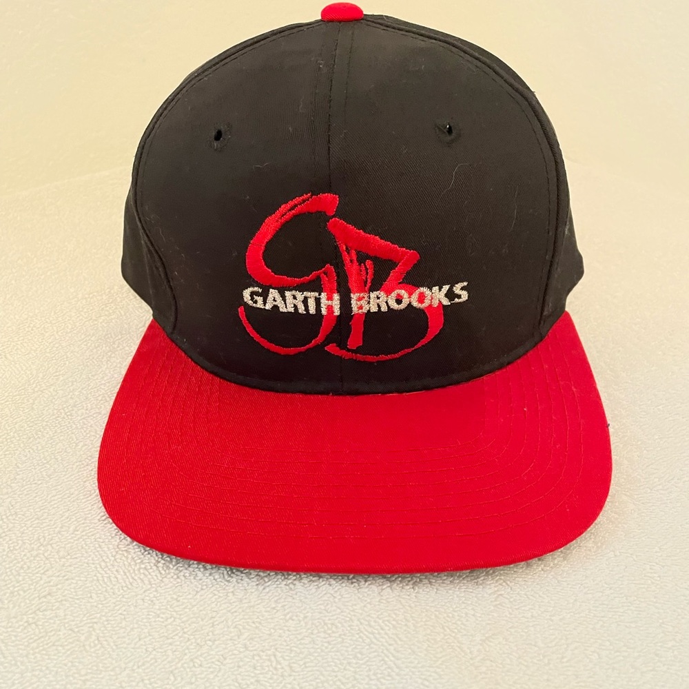 Garth Brooks Never Worn Black/Red Hat Vintage